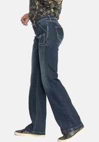 Jean Femme Le Temps Des Cerises Flare Bleu Moyen Taille 32 - Coupe Large, Délavé Clair, Neuf Avec étiquettes