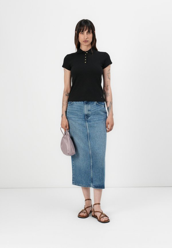 GOLD BUTTON SLIM POLO - Polo shirt4