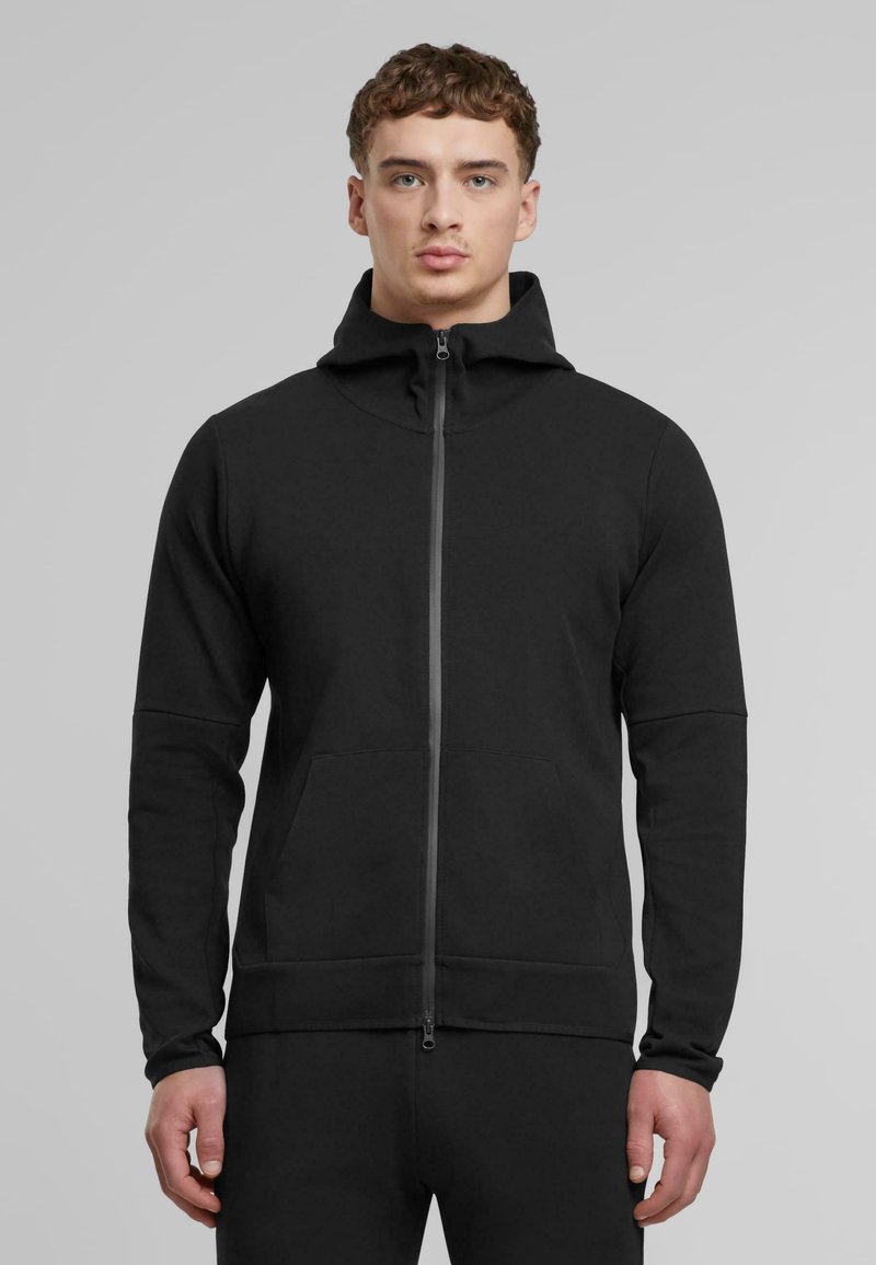 Mister Tee BASIC  - Mikina so zipsom - black