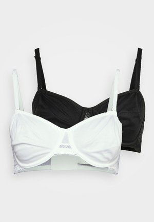 STRAPLESS BRA 2 PACK - Bøjle-bh - black