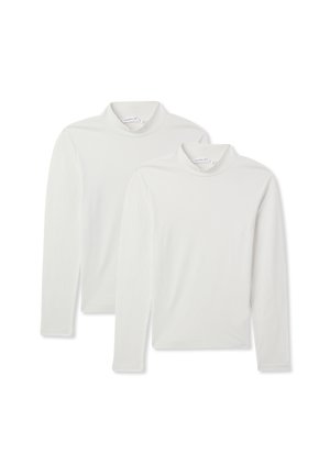 PACK 2 MAGLIE  - Maglietta a manica lunga - 1x White, 1x Black