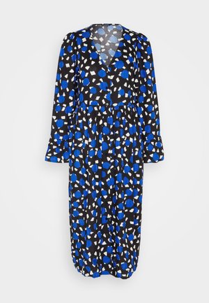 Monki Φόρεμα πουκάμισο - dark blue/multi-coloured