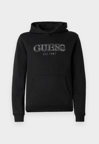 HOODED BASIC - Φούτερ - jet black