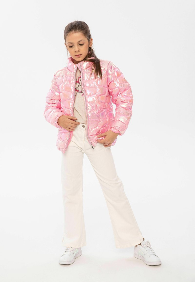 MINOTI SHINY PUFFER - Light jacket - light pink - Zalando.ie
