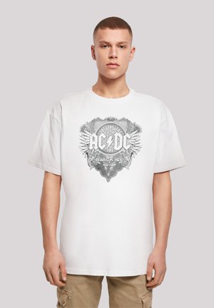 ACDC ROCK BAND BLACK ICE - T-Shirt print - white