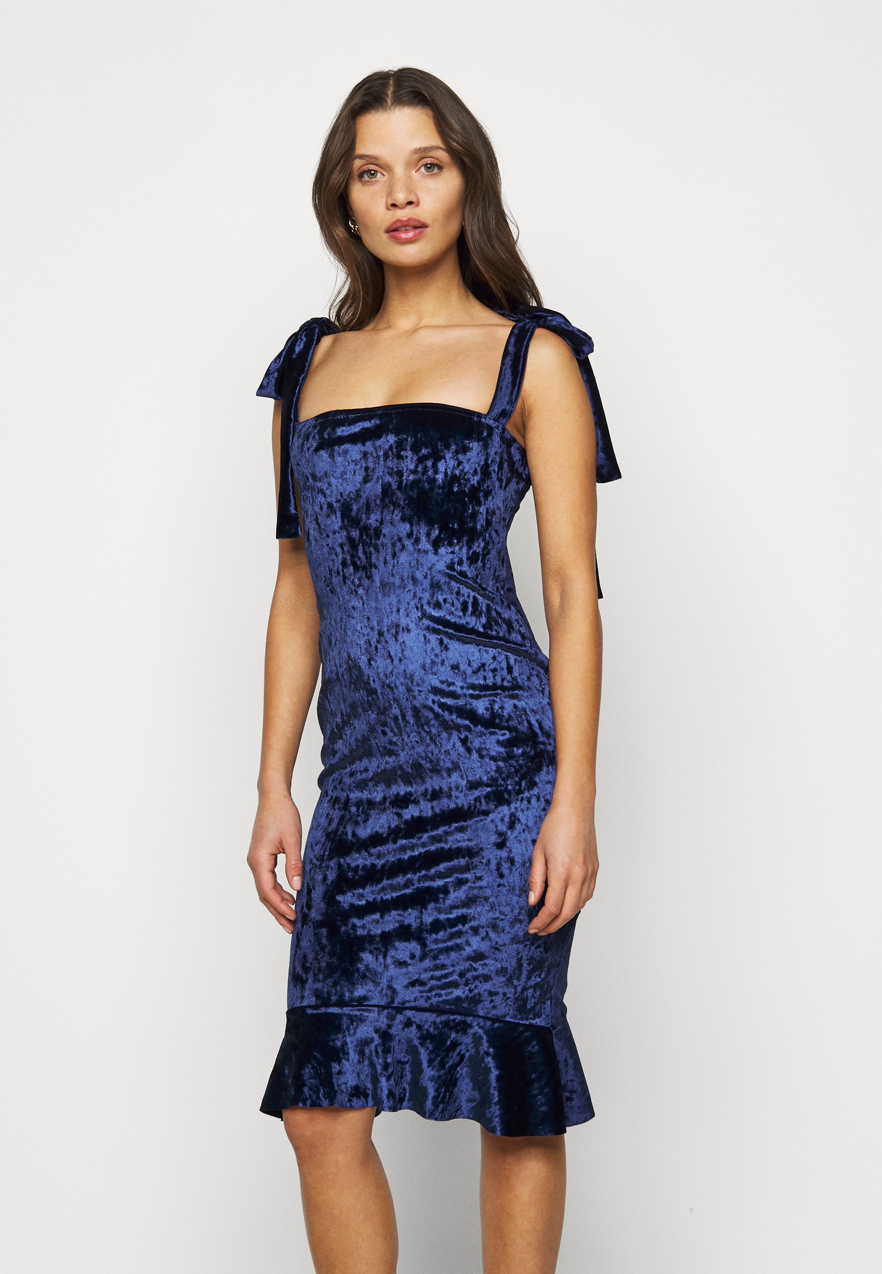 Missguided tie strap midi dress Outlet