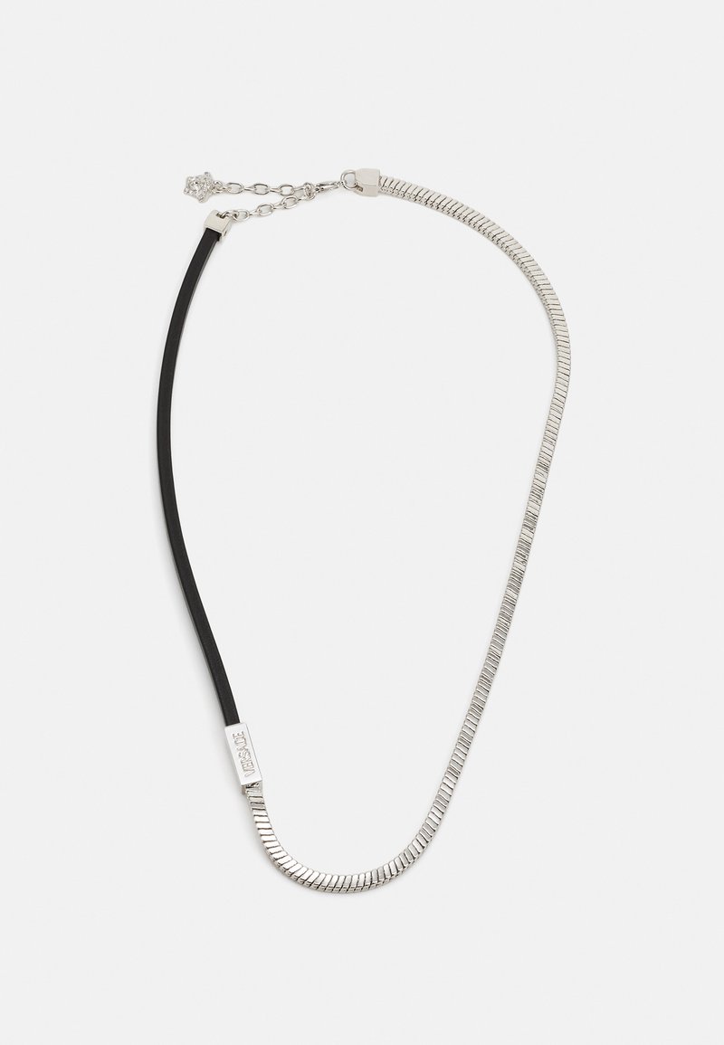Versace NECKLACE UNISEX - Verižica - silver-coloured/black