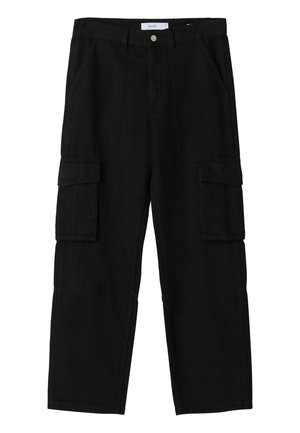 WIDE FIT - Cargobyxor - black