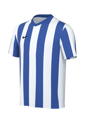 DIVISION V STRIPED TRIKOT FUSSBALL - TEAMSPORT TRIKOTS - Sport T-Shirt - weissblauschwarz