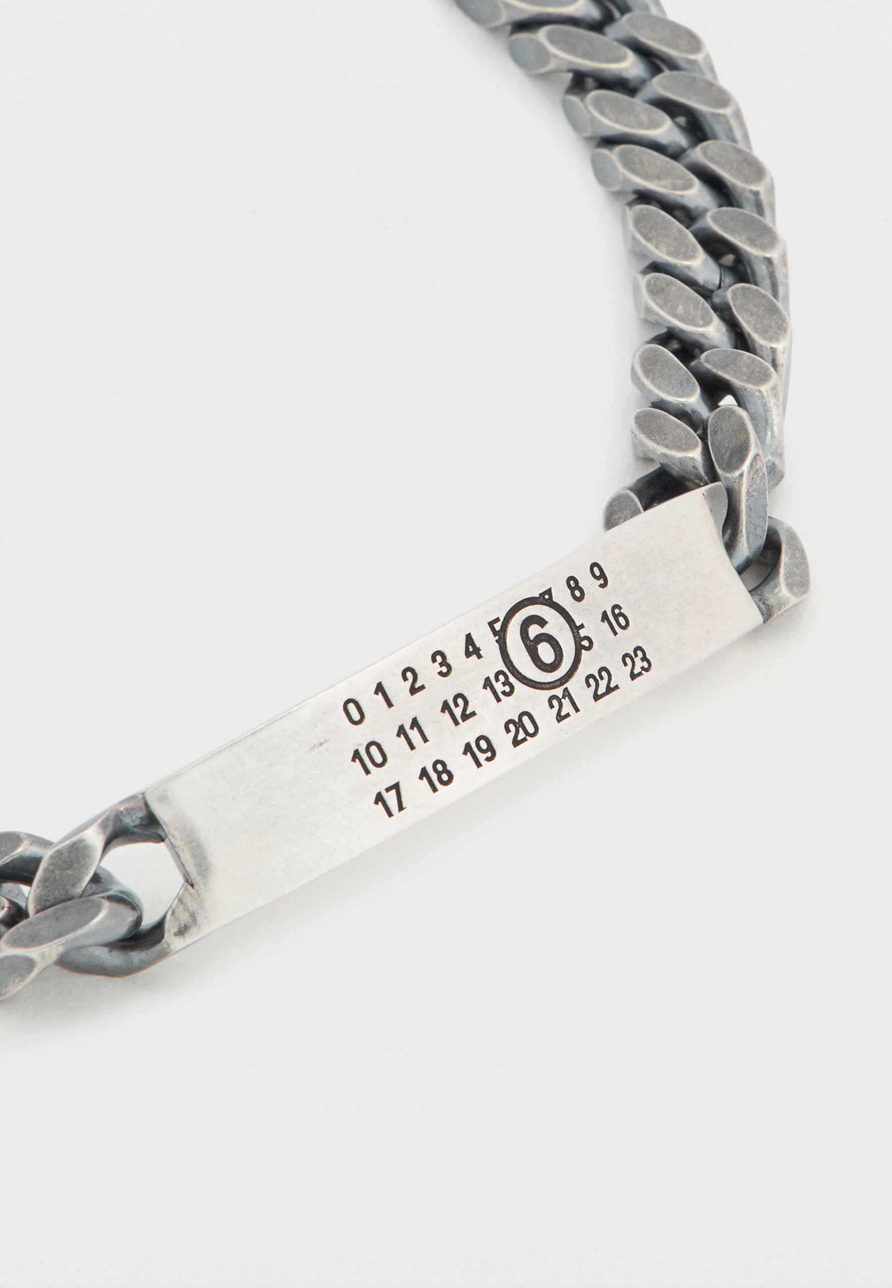 MM6 Maison Margiela MINIMAL LOGO ID TAG CURB UNISEX - Bracelet