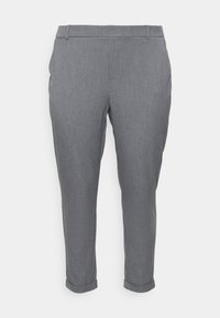 VMMAYA LOOSE SOLID PANT - Stoffhose - medium grey melange