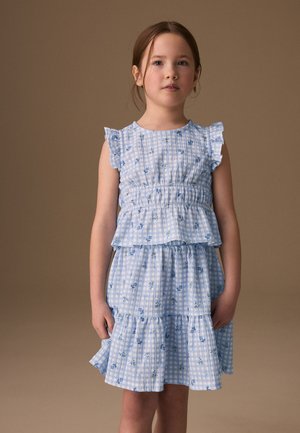 Next, REGULAR FIT  - A-Linien-Rock - blue gingham