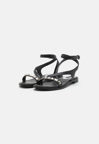 Pepe Jeans Sandaalit nilkkaremmillä - black
