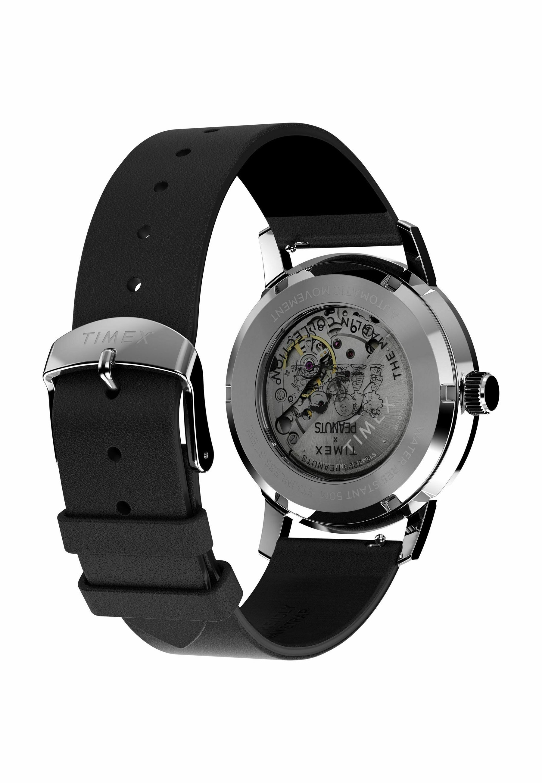 Timex PEANUTS MARLIN AUTOMATIC - SPACE - Ceas de mână - black