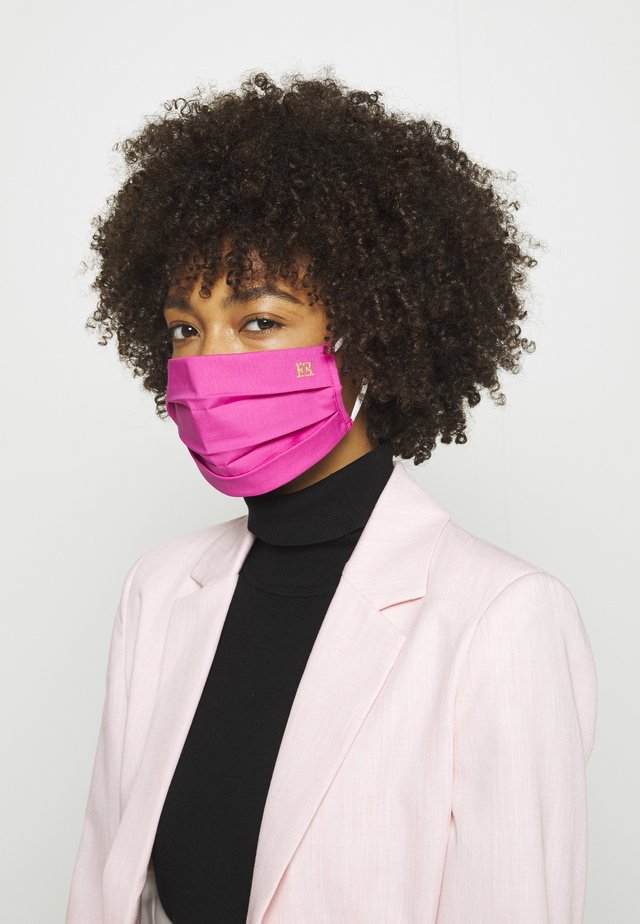 SOLID LOGO - Masque en tissu - pink