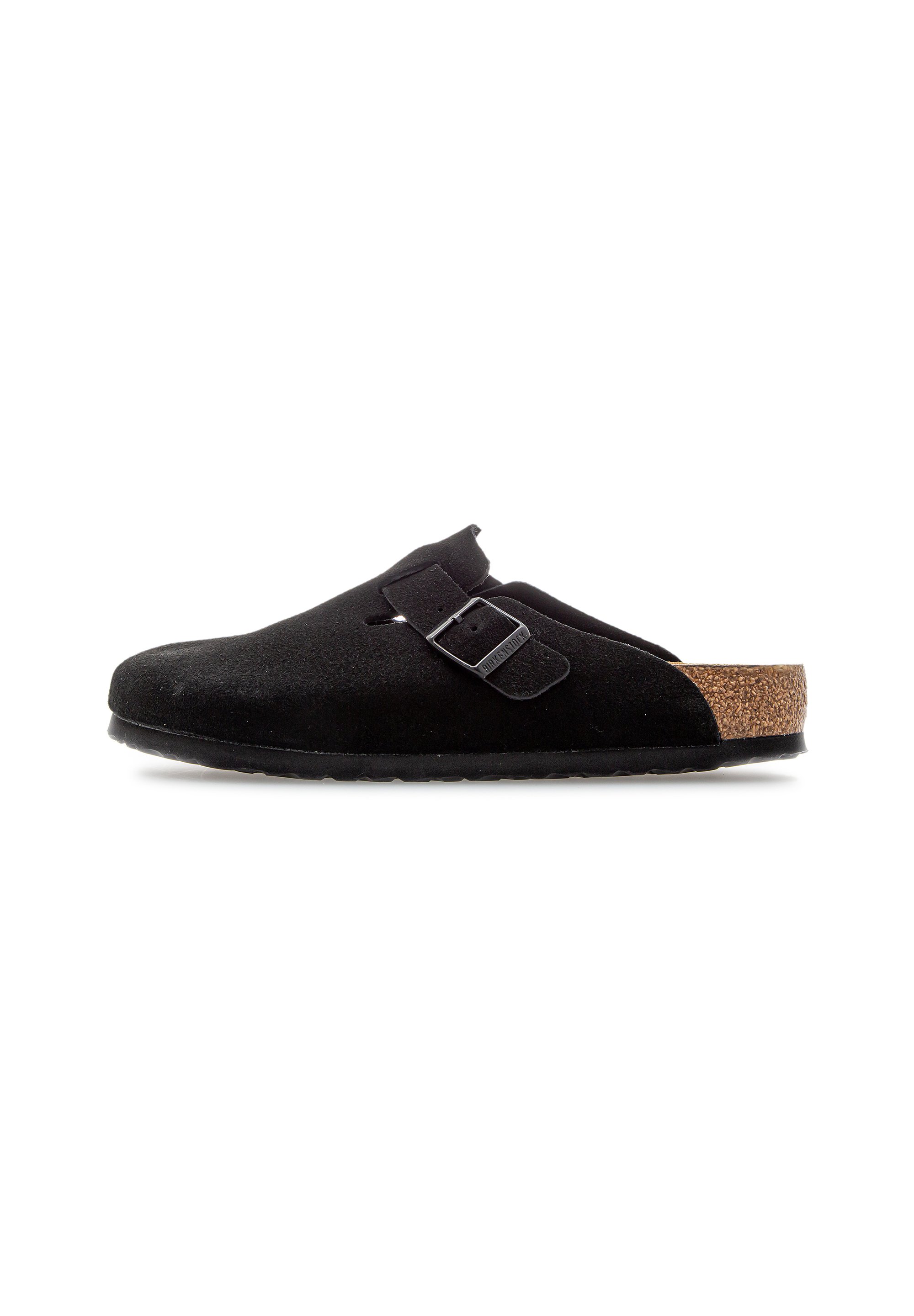 Birkenstock BOSTON SOFT FOOTBED - Pantolette flach - black/schwarz 