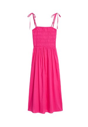 SQUARE NECK MIDI - Accessorio da spiaggia - bright pink