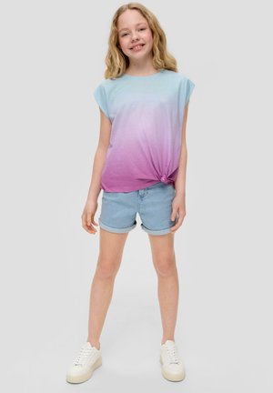 s.Oliver SUPER HIGH RISE  - Short en jean - blau