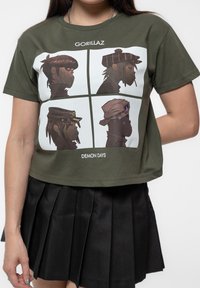 Paradiso Clothing GORILLAZ DEMON DAYS - Print T-shirt - green