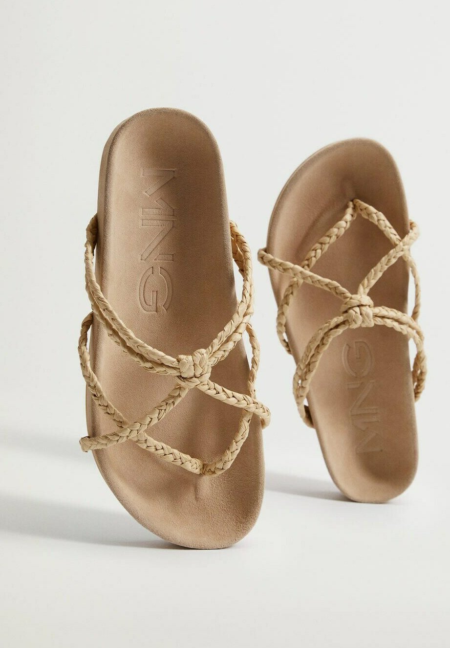 Mango Teensandalen - beige/Beige - Zalando.nl