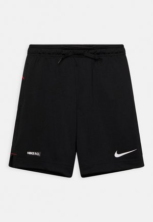 LIBERO UNISEX - Urheilushortsit - black/habanero red/white