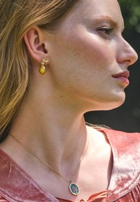 FABLE ENGLAND VINTAGE ROSES FRAMED CHAIN - Collar - gold-coloured