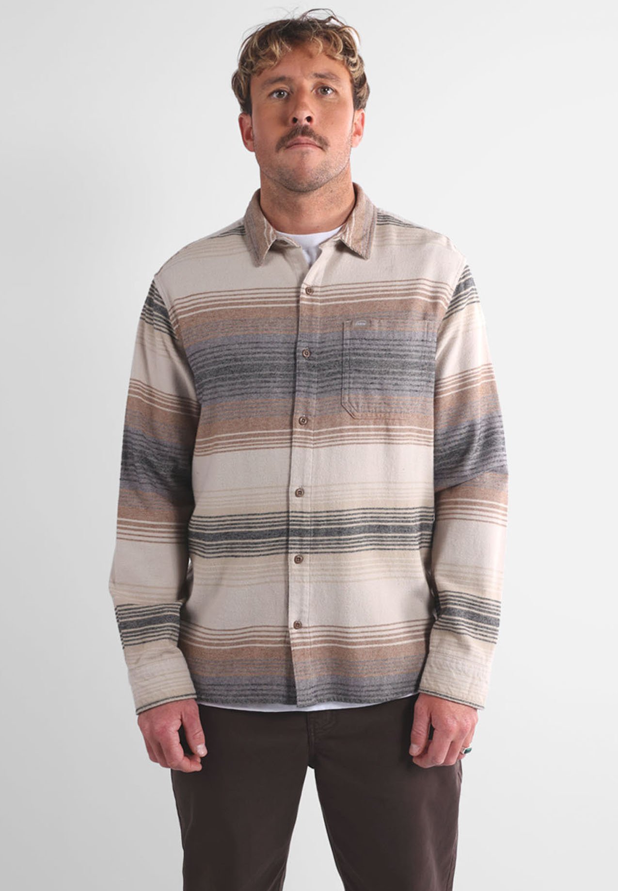 Chemise Homme Oxbow Bleue - Taille L, En Très Bon état