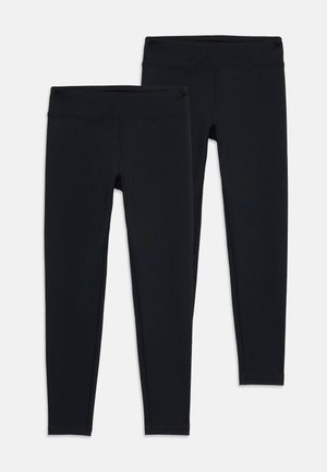 2 PACK KIDS SPORTS LEGGINGS - Leggings - black