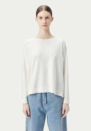 BOATNECK - Strickpullover - white