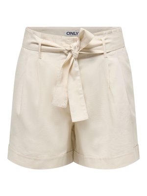 ONLY, CITY SHORTS ONLISOLA HIGH WAIST LOOSE FIT CITY SHORTS - Shorts - oatmeal
