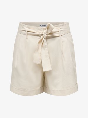 ONLY, CITY SHORTS ONLISOLA HIGH WAIST LOOSE FIT CITY SHORTS - Shorts - oatmeal