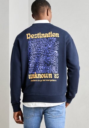 Scotch & Soda FRONT BACK ARTWORK - Sweatshirt - night
