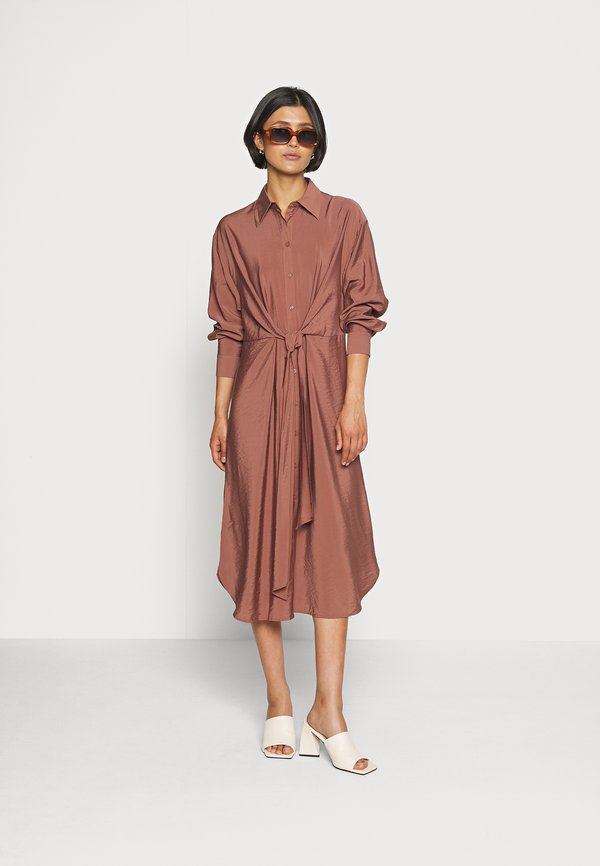 BYHOLLIE - Shirt dress - brunette3