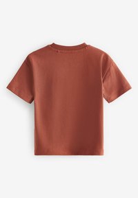 Next SIMPLE SHORT SLEEVE - T-shirt imprimé - rust brown