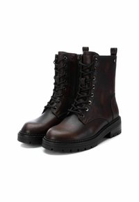 XTI Botines con cordones - brown