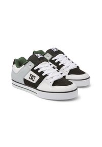 DC Shoes PURE - Sneakers - wbn white black green