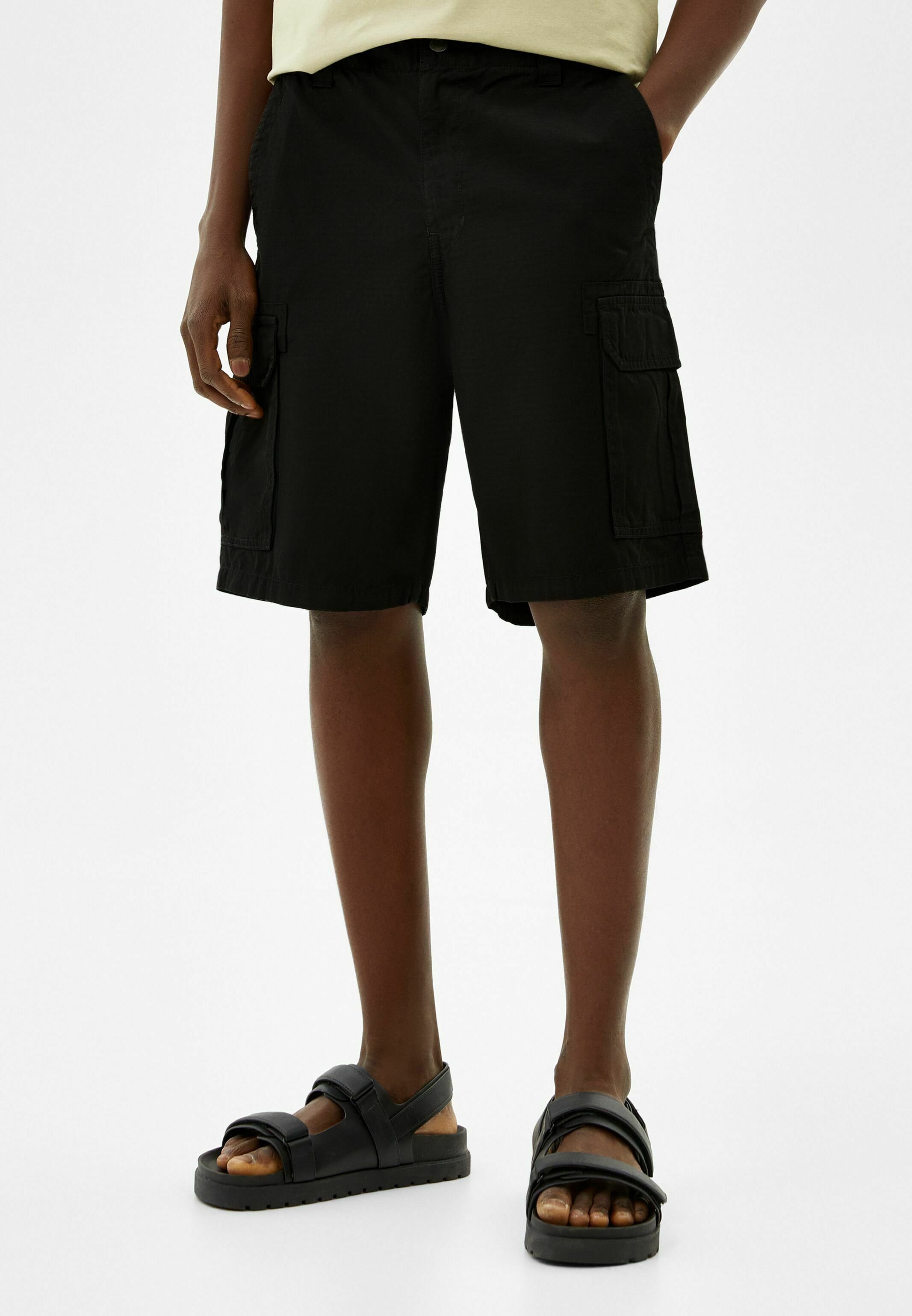 Bershka Shorts - black/nero - Zalando.it