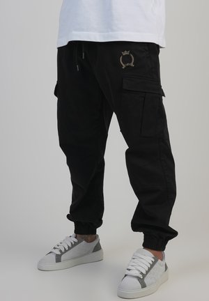 SIKSILK CARGOS - Armijas stila bikses - black