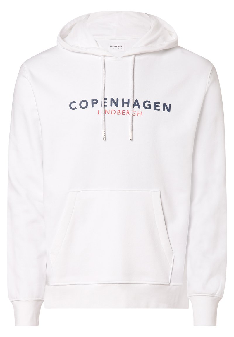 Lindbergh COPENHAGEN - Jersey con capucha - weiß