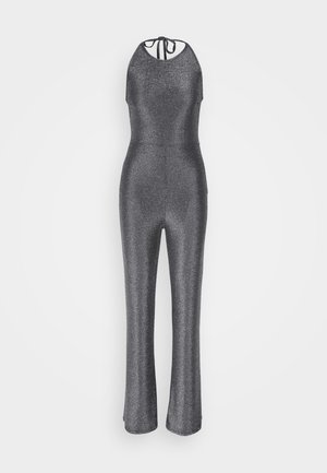 WAL G TALL, HALTER NECK GLITTER - Ολόσωμη φόρμα - silver
