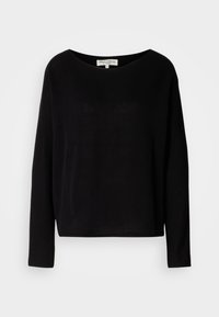 LONGSLEEVE BOAT NECK - Pullover - black