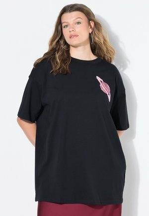 PLANET - Print T-shirt - black