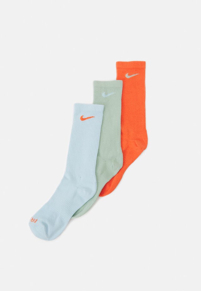 EVERYDAY PLUS CREW 3 PACK UNISEX - Calcetines de deporte - blue/orange