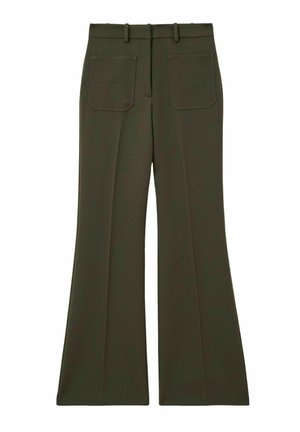 Reiss PRIYA HIGH-RISE FLARED - Trousers - green
