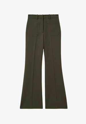 Reiss PRIYA HIGH-RISE FLARED - Pantaloni - green