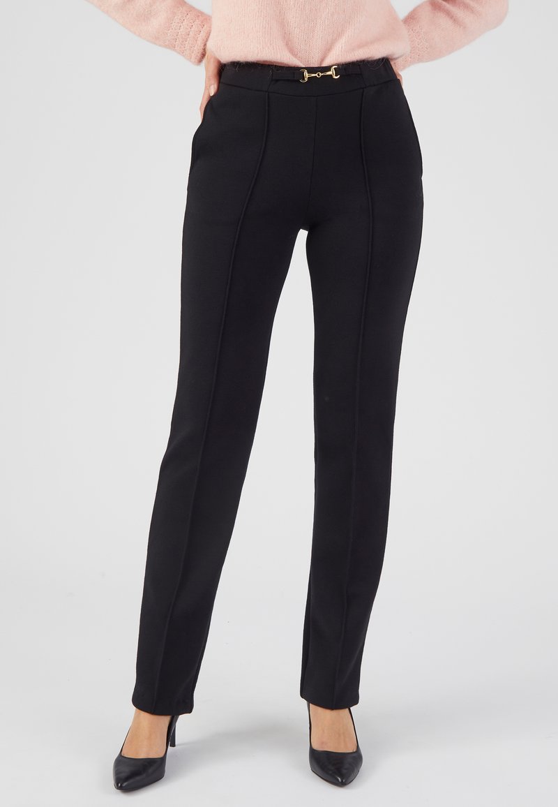 Damart DROIT MILANO - Broek - Black