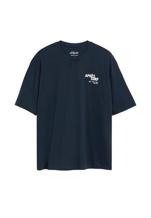 s.Oliver T-SHIRT - T-Shirt print - navy