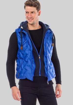 MIT KAPUZE - Waistcoat - saxeblue