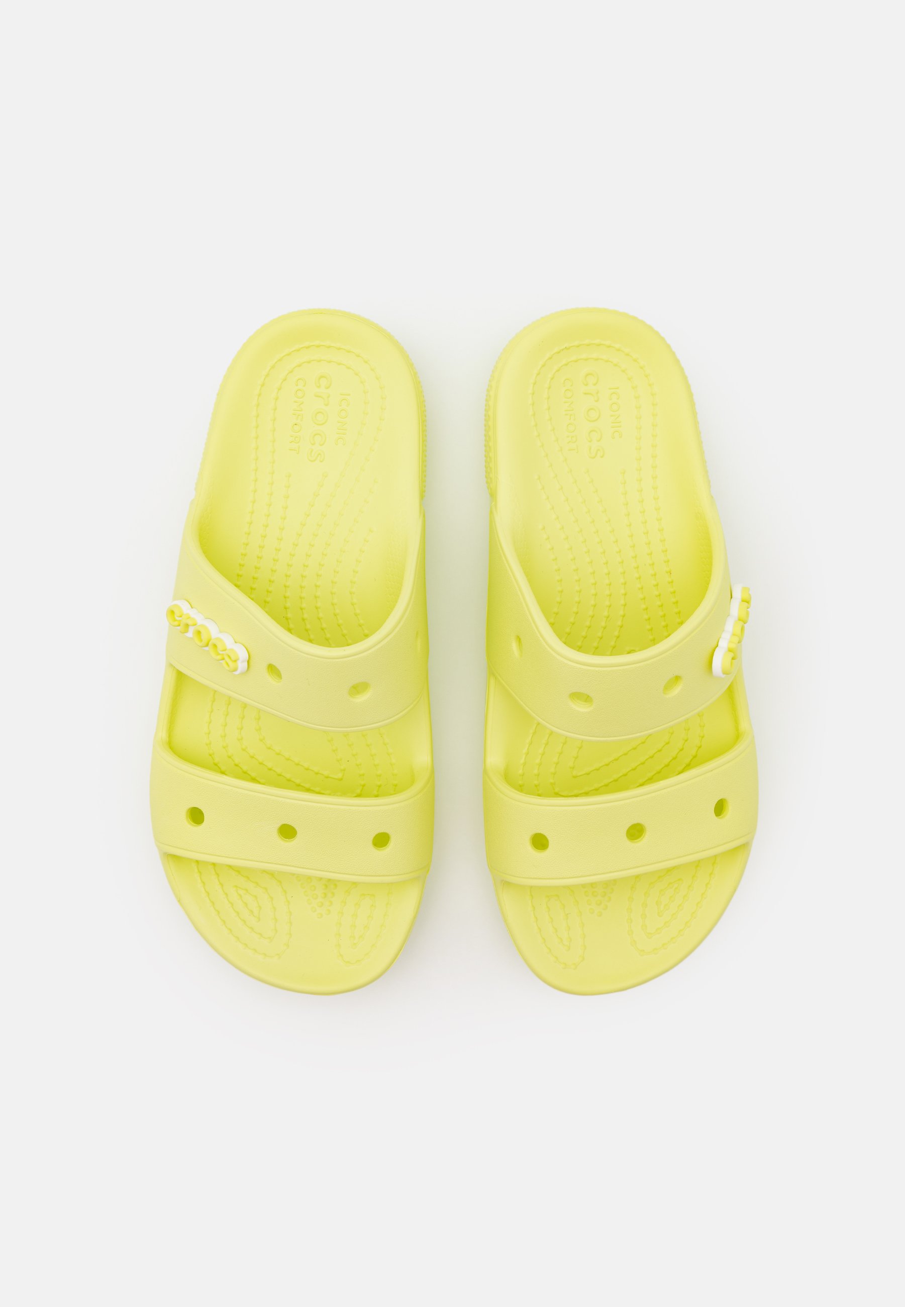 yellow slide crocs