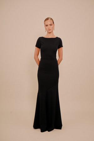 ANNABELLE SCOOP - Vestido comprido - navy blue